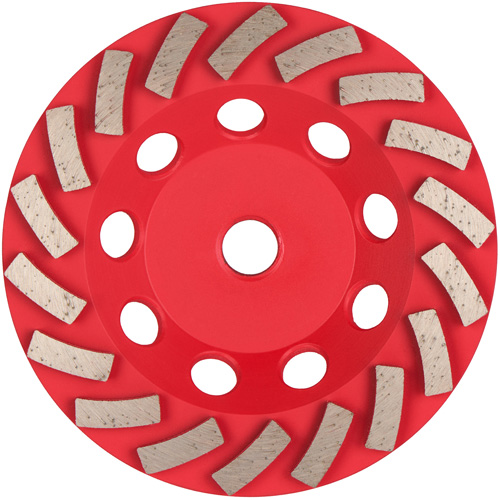 Meule boisseau diamant&eacute;e &agrave; 18 segments Turbo DIAMOND MAX Stor-it Systems