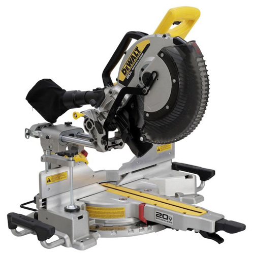 Scie &agrave; onglets coulissante &agrave; deux biseaux 20V MAX XR (outil seulement) Stor-it Systems