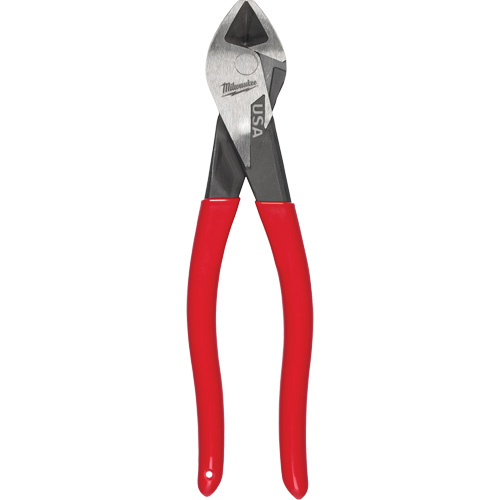 Pinces coupantes diagonales &agrave; prise tremp&eacute;e avec t&ecirc;te angulaire, 8" lo Stor-it Systems