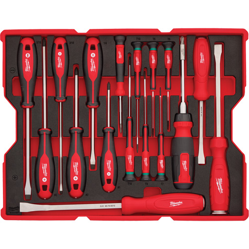 Screwdriver & Pry Bar Set with Tray for PACKOUT Drawers, 17, Magnetic Stor-it Systems