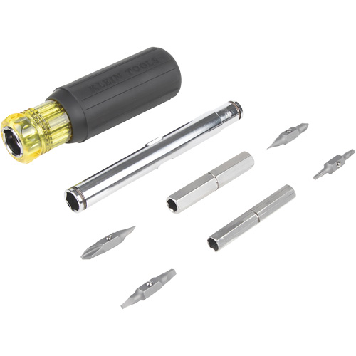 11-in-1 Magnetic Screwdriver / Nut Driver, Cushion Grip Handle Stor-it Systems