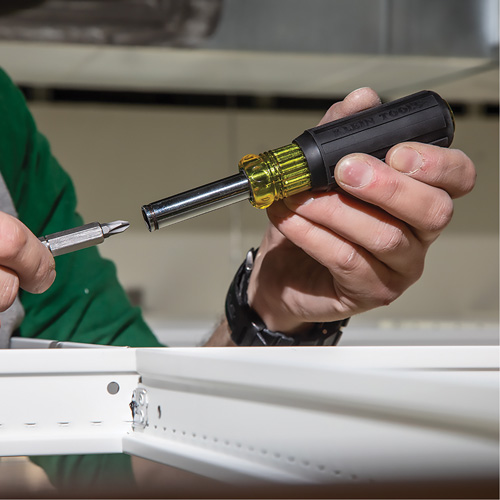11-in-1 Magnetic Screwdriver / Nut Driver, Cushion Grip Handle Stor-it Systems