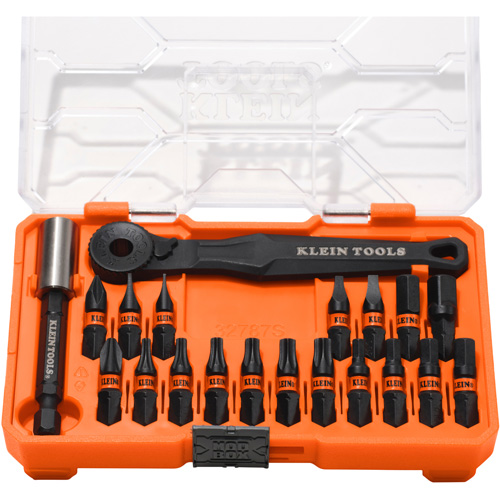 ProFlex Micro Ratchet Impact-Rated Bit Set, 20 Pcs, 1/4" Drive Size Stor-it Systems