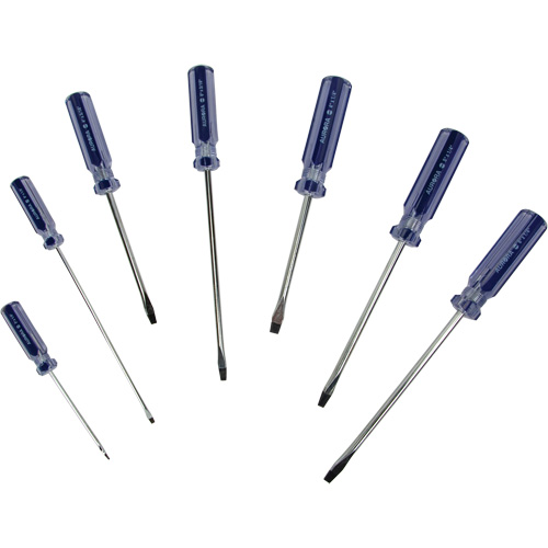 Slotted Screwdriver Kit, 7 Pcs. Stor-it Systems