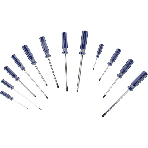 Slotted & Philips Screwdriver Kit, 12 Pcs. Stor-it Systems