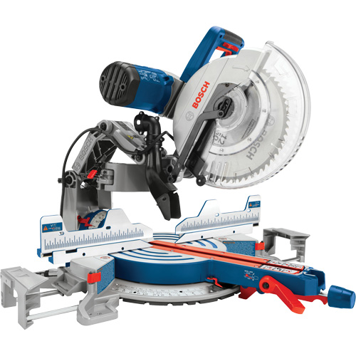 Dual-Bevel Glide Miter Saw, 12", 15 A, 120 V Stor-it Systems