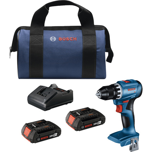 Compact Brushless Drill/Driver Kit, Lithium-Ion, 18 V, 1/2" Chuck, 400 in-lbs. Torque Stor-it Systems