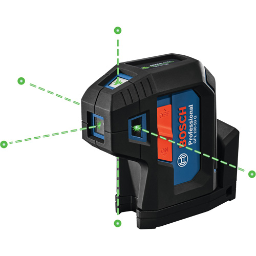 Green-Beam Five-Point Self-Leveling Alignment Laser Stor-it Systems
