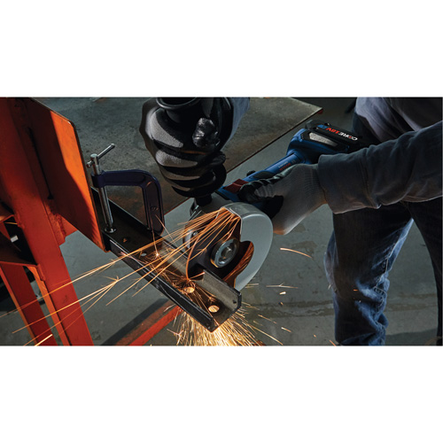 Brushless Angle Grinder with Slide Switch, 4-1/2" Wheel, 18 V Stor-it Systems
