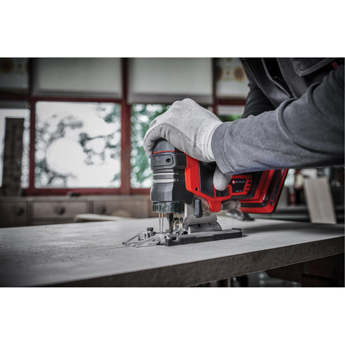 Scie sauteuse professionnelle sans fil &agrave; vitesse variable (outil seulement), 18 V, Lithium-ion, 0-3500 coups/min, 1-1/32" Longueur de la course Stor-it Systems