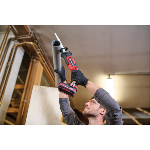Scie alternative compacte &agrave; une main sans fil (outil seulement), 18 V, Lithium-ion Bloc-pile, 0-3000 coups/min Stor-it Systems
