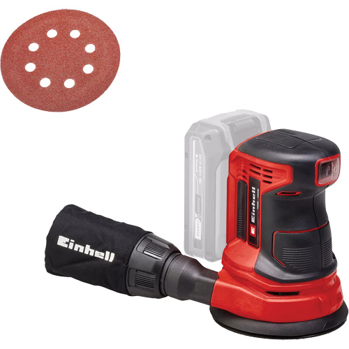 Cordless Random Orbit Sander (Tool Only), 5" Sand Paper, 18 V, 14000 - 22000 OPM Stor-it Systems