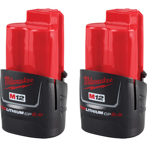 M12 REDLITHIUM CP2.0 Compact Batteries, Lithium-Ion, 12 V, 2 Ah Stor-it Systems