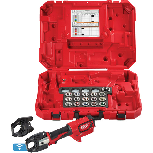 M18 FORCE LOGIC 600 MCM Cu Crimper with 750 MCM Expanded Jaw & Dies Stor-it Systems