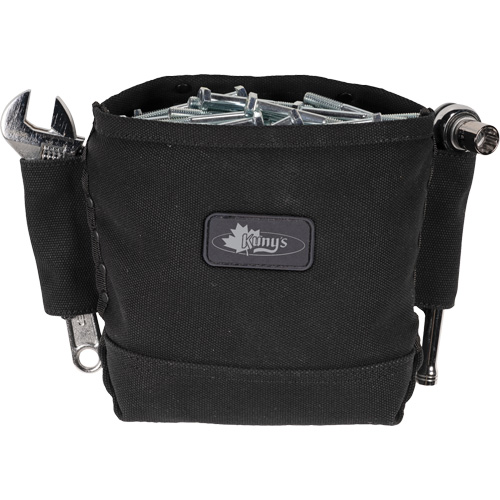 Phantom Collection Nut & Bolt Bag with 2 Sleeves, Canvas, 3 Pockets, Black Stor-it Systems