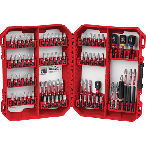 80-Piece SHOCKWAVE Impact Duty Driver Bit Set Stor-it Systems