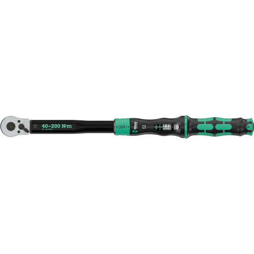 Cl&eacute; dynamom&eacute;trique Click-Torque Lock C 3 r&eacute;glable avec fonction Torque Lock, &agrave; cliquer, Entraînement 1/2" carr&eacute;, 30 - 146 lb-pi Stor-it Systems