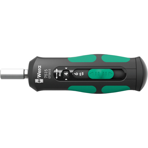 Tournevis dynamom&eacute;trique &agrave; couple s&eacute;curis&eacute; et vitesse rapide Kraftform, Gamme de couple 2 - 6 Nm, 5-4/5" Longueur Stor-it Systems