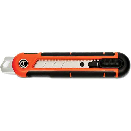 Couteau r&eacute;tractable &agrave; lame cassable de 25 mm, Acier, Prise en Plastique Stor-it Systems