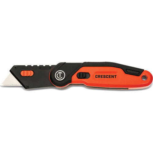 Couteau utilitaire pliant, 1" lame, lame en Acier, poign&eacute;e en Aluminium Stor-it Systems
