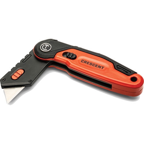 Couteau utilitaire pliant, 1" lame, lame en Acier, poign&eacute;e en Aluminium Stor-it Systems