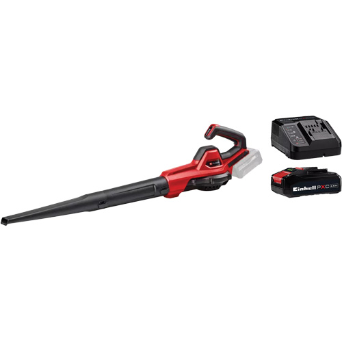 Souffleuse universelle 110 pi3/min sans fil avec batterie 2,5 Ah et ensemble de d&eacute;part de chargeur, 18 V, Vitesse d'air 155,34 mi/h, &agrave; pile Stor-it Systems