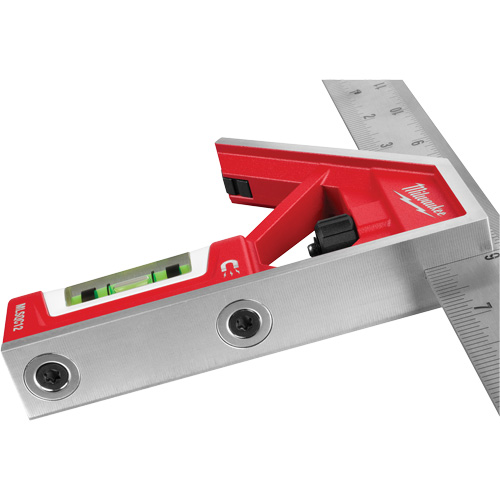 &eacute;querre magn&eacute;tique combin&eacute;, 12" lo, Acier inoxydable, Ordinaire Stor-it Systems