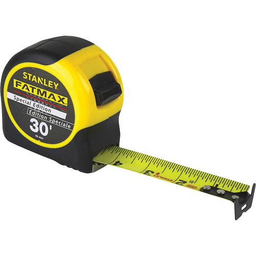 Ruban &agrave; mesurer FATMAX Special Edition, 1-1/4" x 30', Marques de goujon Imp&eacute;rial Stor-it Systems