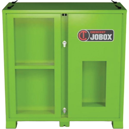 Armoire de rangement d'&eacute;PI sur place, Acier, Vert lime haute visibilit&eacute; Stor-it Systems