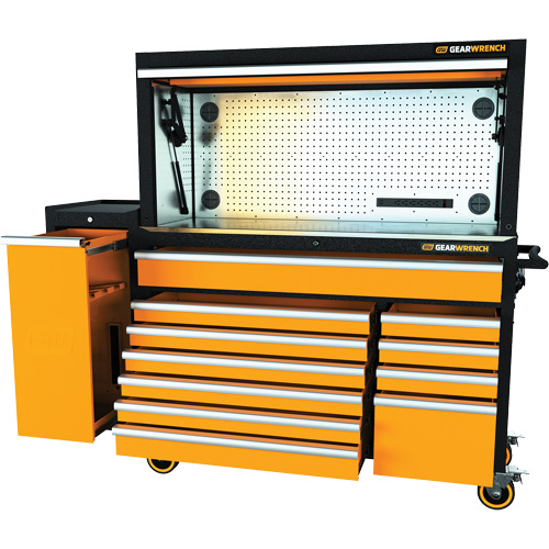 Jeu d'outils pour maître m&eacute;canicien MEGAMOD dans des plateaux en mousse modulaire de premi&egrave;re qualit&eacute; avec rangement pour les outils et l&eacute;quipement datelier, 1331 morcea Stor-it Systems