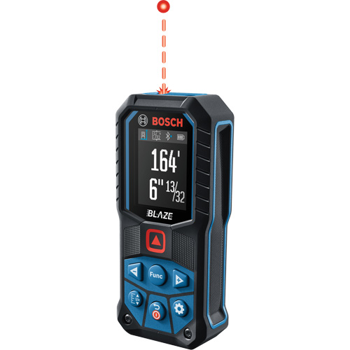 T&eacute;l&eacute;m&egrave;tre laser rouge connect&eacute; BLAZE, 0.0' - 165' (0.0 m - 50,2 m) Gamme de mesure, Num&eacute;rique (&eacute;lectronique) Stor-it Systems