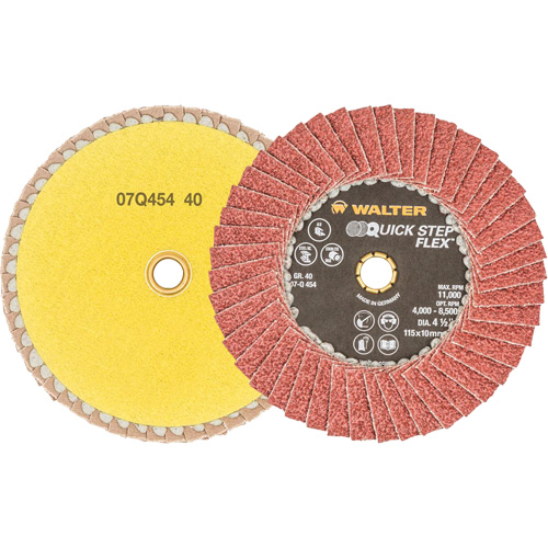 DISQ BLENDER QS 4-1/2 GR40, 4-1/2" x Type 29, Grain 40, Oxyde d'aluminium Stor-it Systems