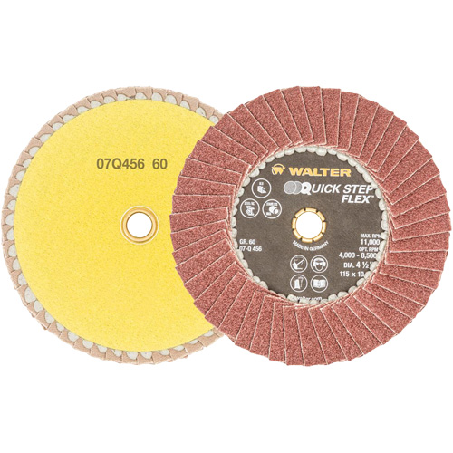 DISQ BLENDER QS 4-1/2 GR60, 4-1/2" x Type 29, Grain 60, Oxyde d'aluminium Stor-it Systems