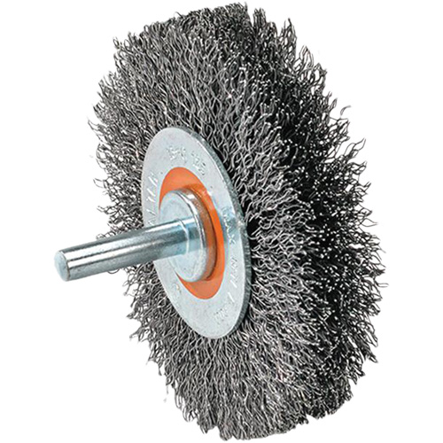 Mounted Wire Brush, 5/8" Arbor Stor-it Systems