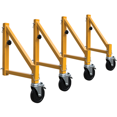 Mobile Work Scaffolding - Maxi Square Steel Scaffolding Accessories, Outrigger, 19-1/4" W x 24" H Stor-it Systems