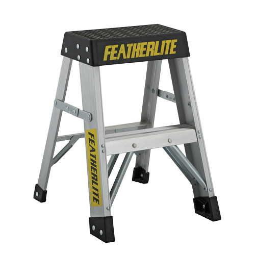 Escabeaux industriels extra robustes, 2', Aluminium, Capacit&eacute; 300 lb, Type 1A Stor-it Systems