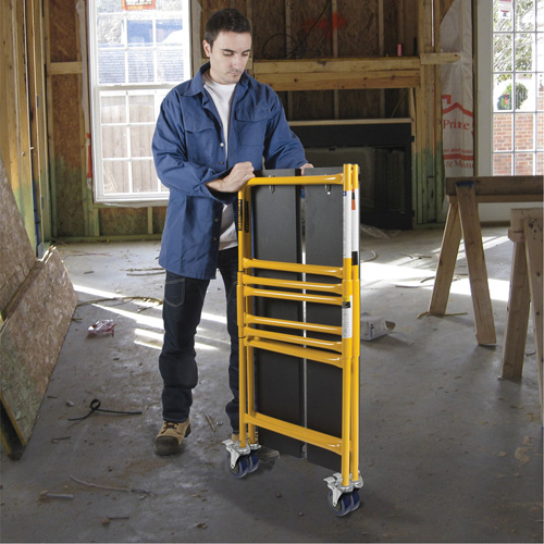 Jobsite Series 4' Basic Mini Scaffold Kit, Steel Frame, 41" D x 45-3/4" H Stor-it Systems