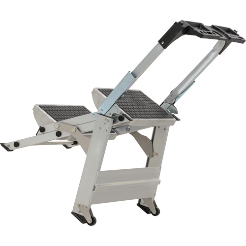 &eacute;chelle escabeau avec roues pivotantes, 2 marches, 23" x 21" x Hauteur 34,50" Stor-it Systems