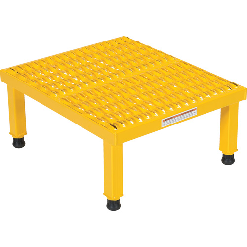 Plate-forme ajustable Step-Mate, 1 marche(s), 23-1/2" la x 19-9/16" lo x 16-1/2" h, Capacit&eacute; 500 lb Stor-it Systems