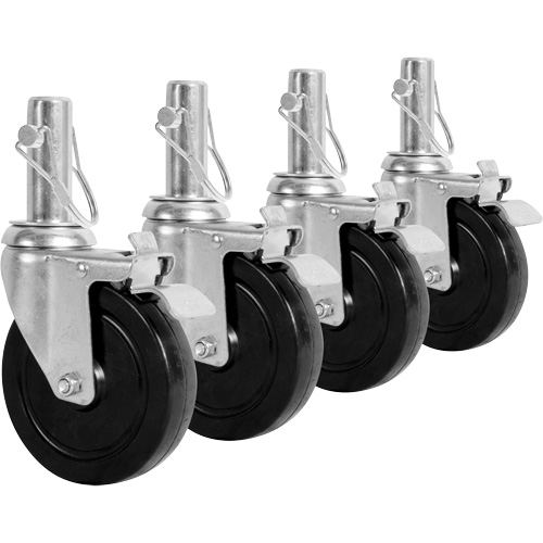 Set of Casters for Scaffolding Stor-it Systems