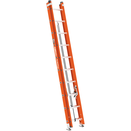 BuildMan&reg; Extension Ladder, 300 lbs. Cap., 20' H, Grade 1A Stor-it Systems