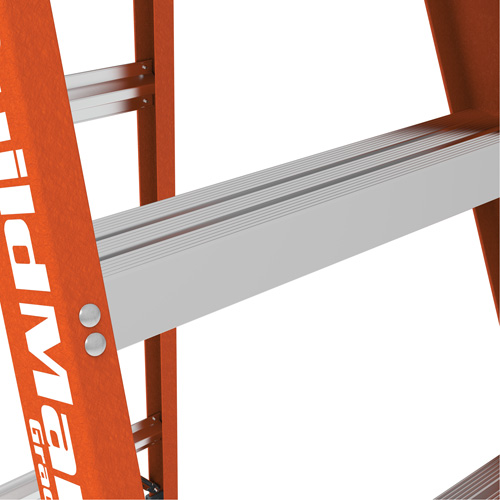 Step Ladder, 10', Fibreglass, 375 lbs. Capacity, Type 1AA Stor-it Systems