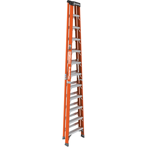 Step Ladder, 12', Fibreglass, 375 lbs. Capacity, Type 1AA Stor-it Systems