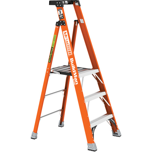 Escabeau avec plateforme Safespace, 3', Cap. De 300 lb Stor-it Systems