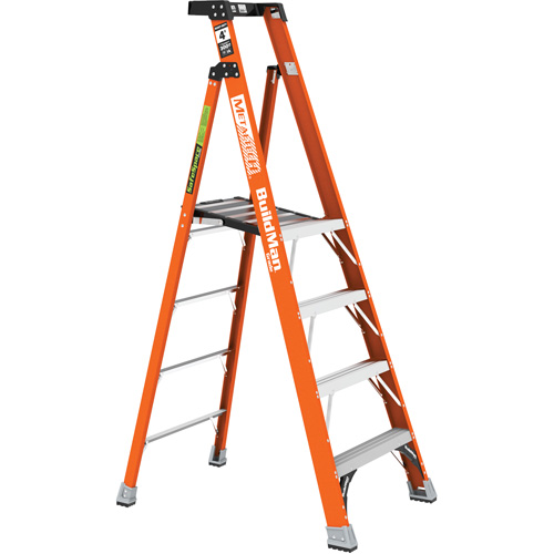 Escabeau avec plateforme Safespace, 4', Cap. De 300 lb Stor-it Systems