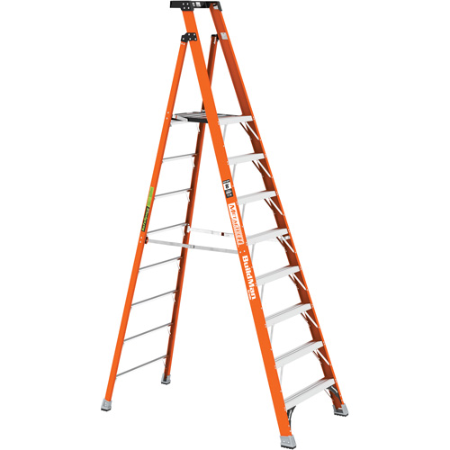 Escabeau avec plateforme Safespace, 8', Cap. De 300 lb Stor-it Systems