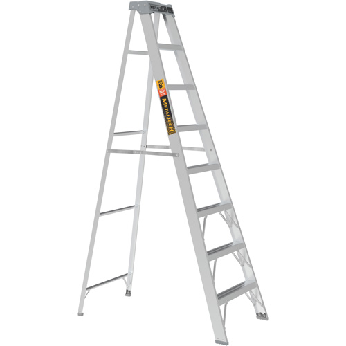 Step Ladder, 8', Aluminum, 225 lbs. Capacity, Type 2 Stor-it Systems