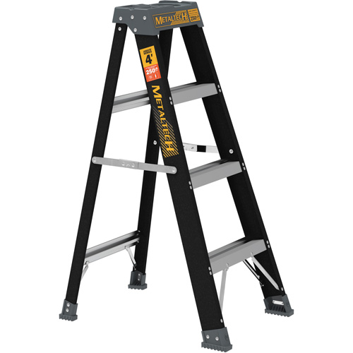 Step Ladder, 4', Fibreglass, 250 lbs. Capacity, Type 1 Stor-it Systems
