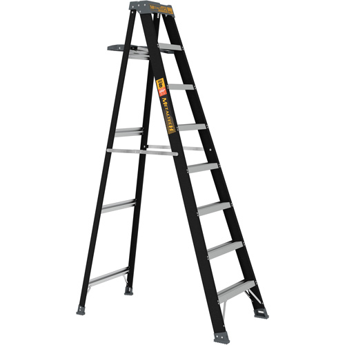 Step Ladder with Paint Tray, 8', Fibreglass, 250 lbs. Capacity, Type 1 Stor-it Systems