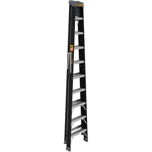 Step Ladder with Paint Tray, 10', Fibreglass, 250 lbs. Capacity, Type 1 Stor-it Systems